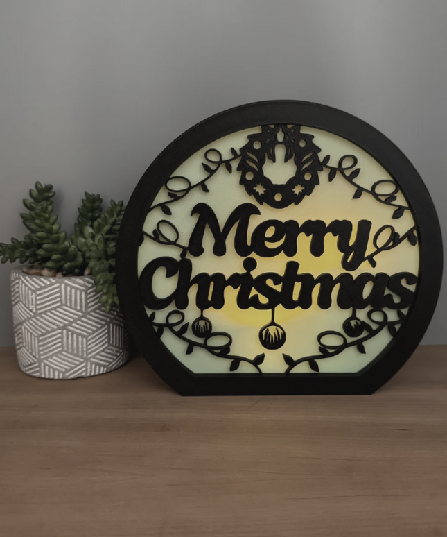 Merry Christmass Lamp