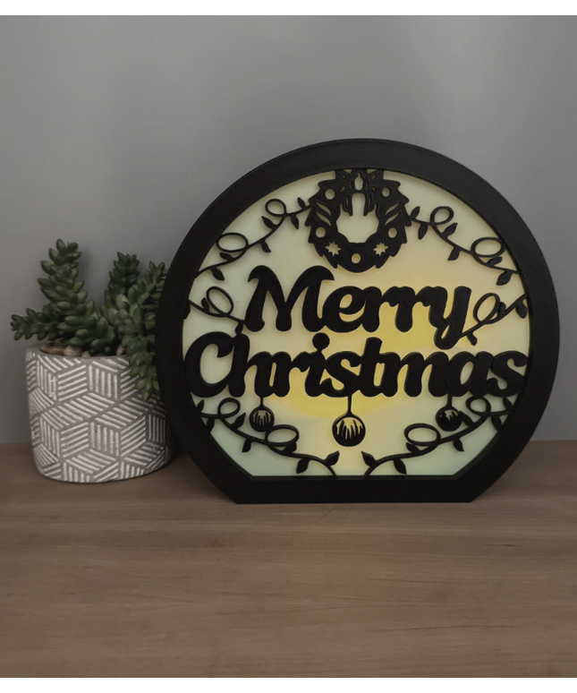 Merry Christmass Lamp