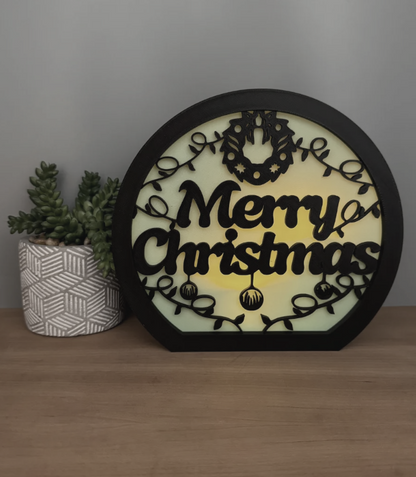 Merry Christmass Lamp