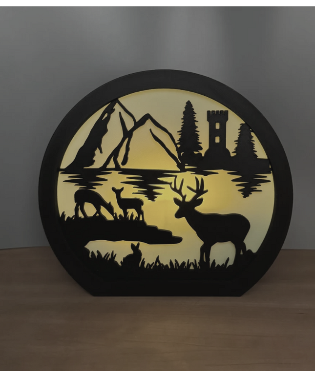 Deer Lamp