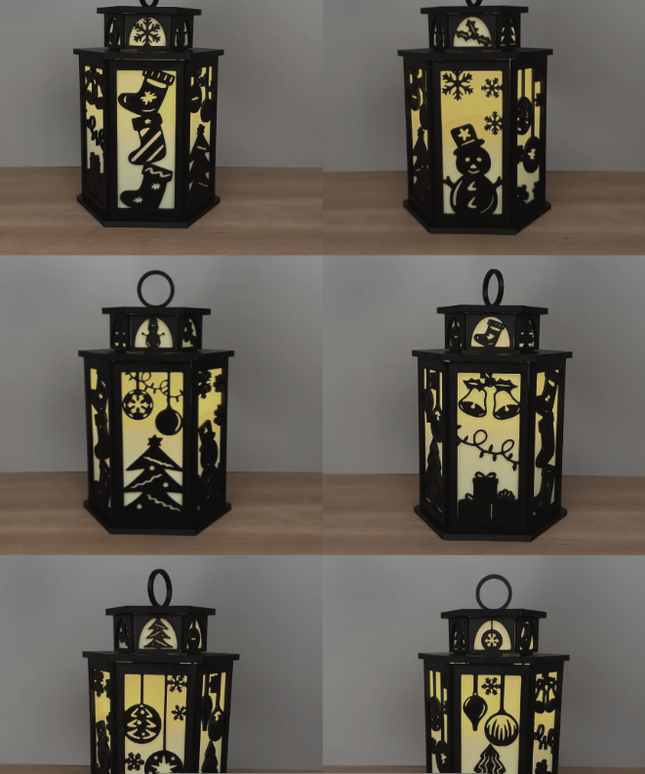 Christmas Lantern Lamp