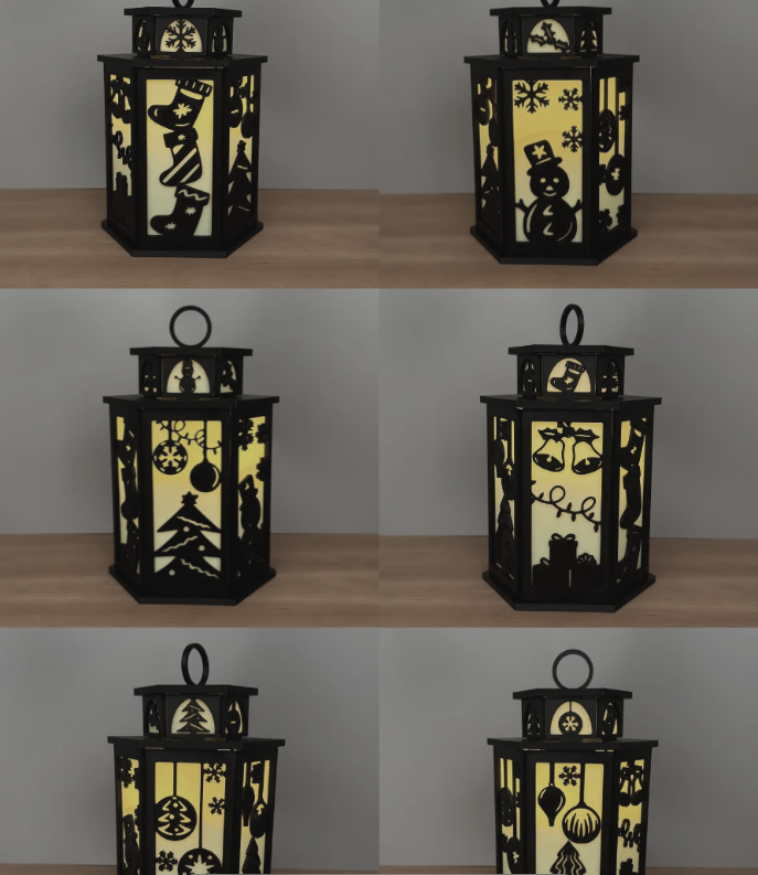 Christmas Lantern Lamp