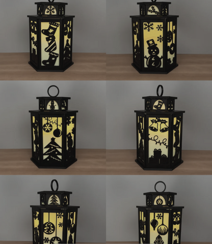 Christmas Lantern Lamp