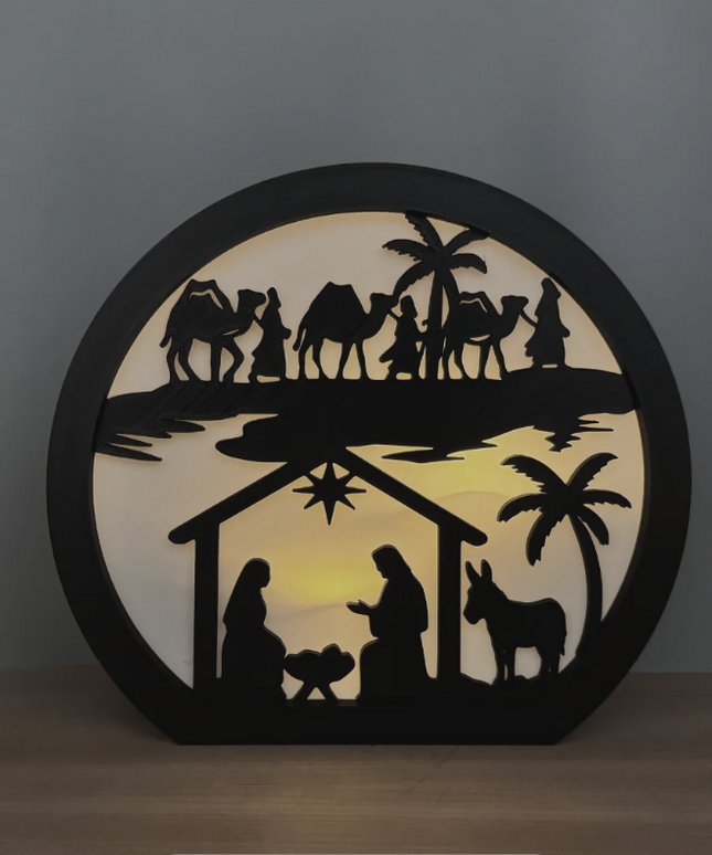 Christmas Nativity Lamp