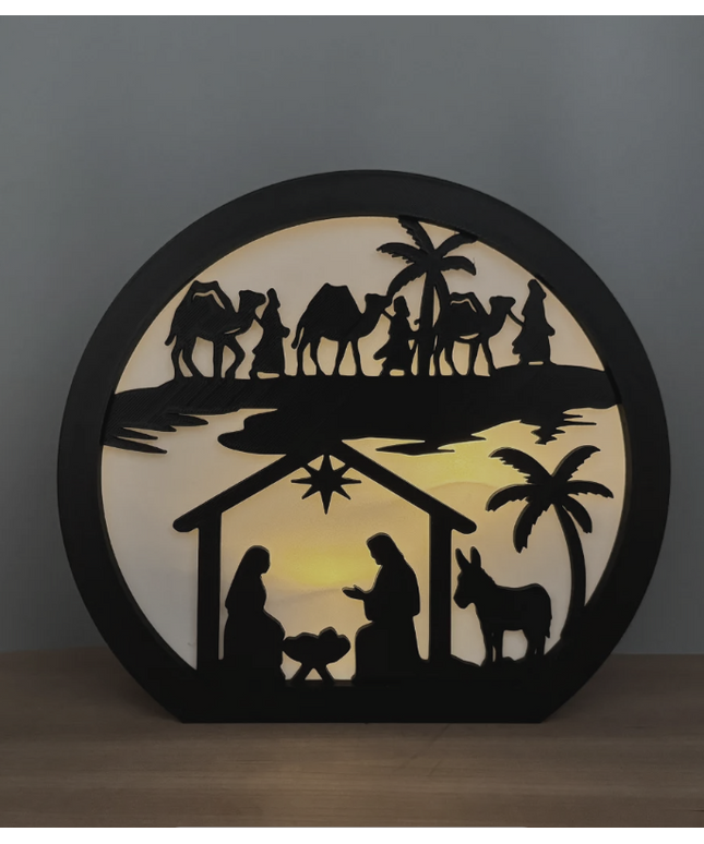 Christmas Nativity Lamp