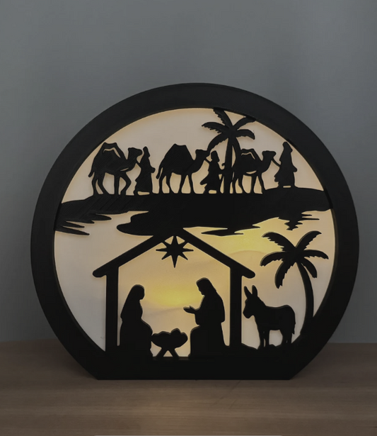 Christmas Nativity Lamp
