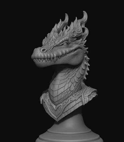 Mystical Crocodile Bust