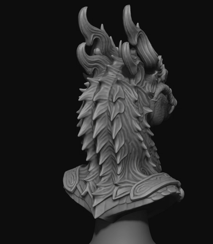 Mystical Crocodile Bust