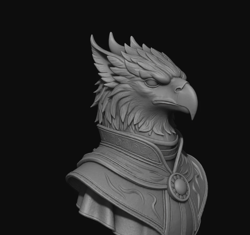 Royal Griffin Bust
