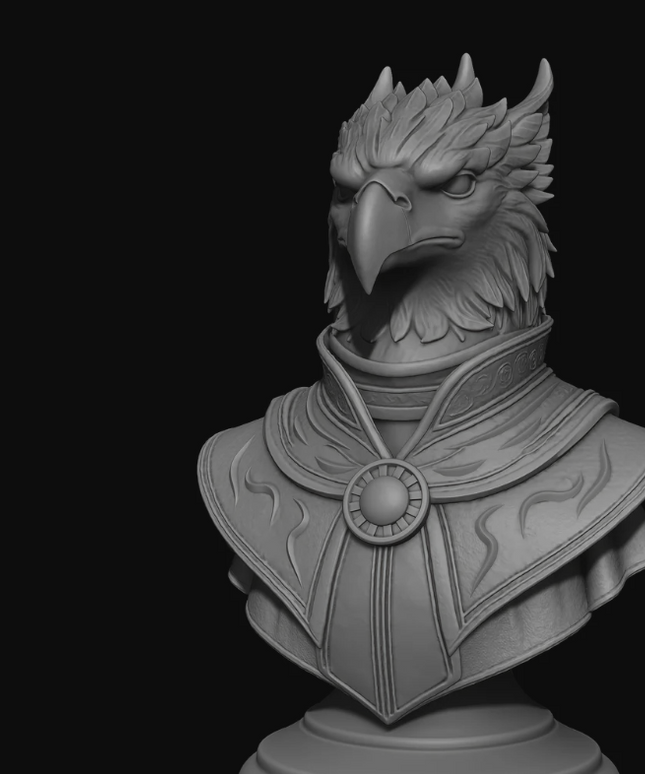 Royal Griffin Bust