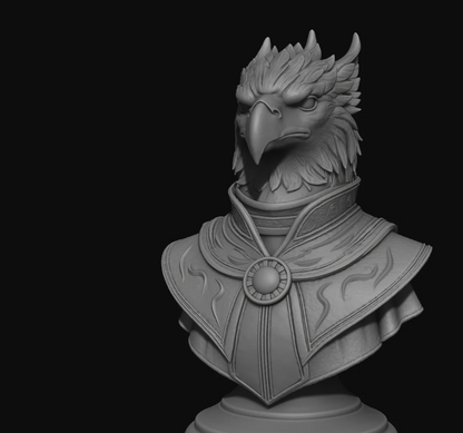 Royal Griffin Bust