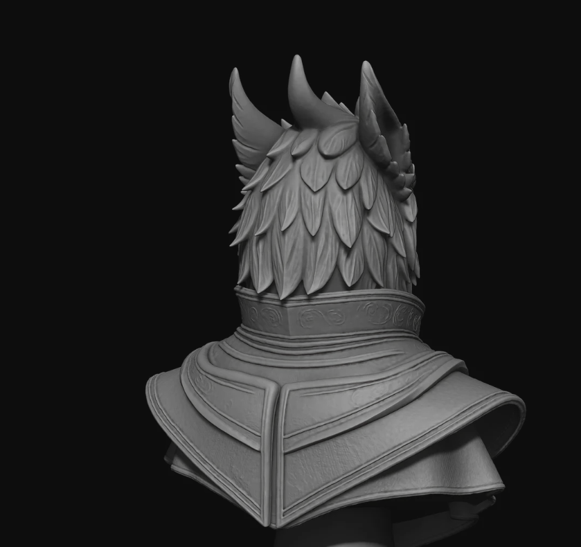 Royal Griffin Bust