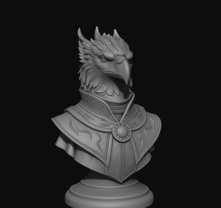 Royal Griffin Bust
