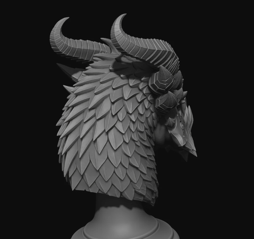 Deathwing the Destroyer from World of Warcraft Bust