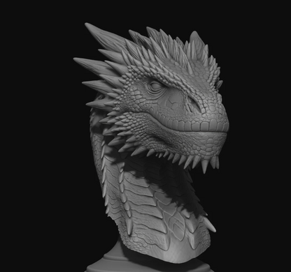 Drogon from Game of Thrones Bust