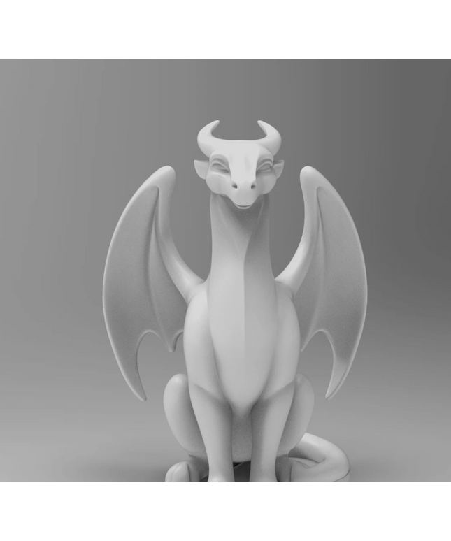 Mystical Dragon minimalist sculpture