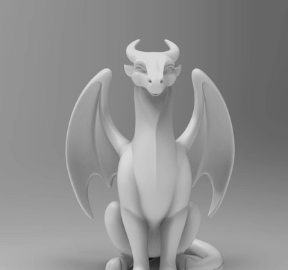 Mystical Dragon minimalist sculpture
