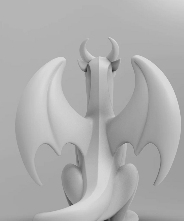Mystical Dragon minimalist sculpture