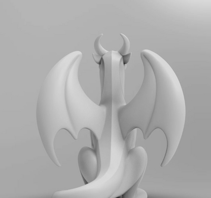 Mystical Dragon minimalist sculpture