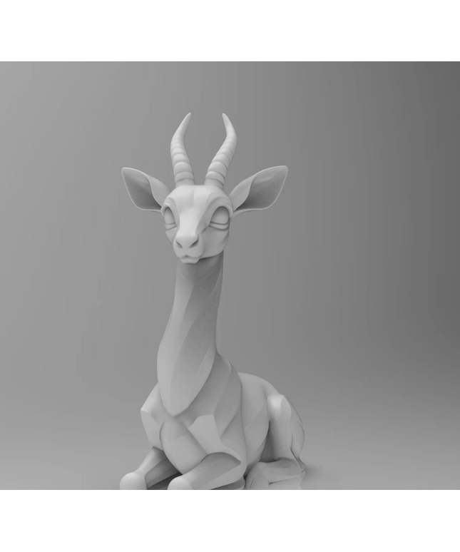 Gazella gazella minimalist sculpture