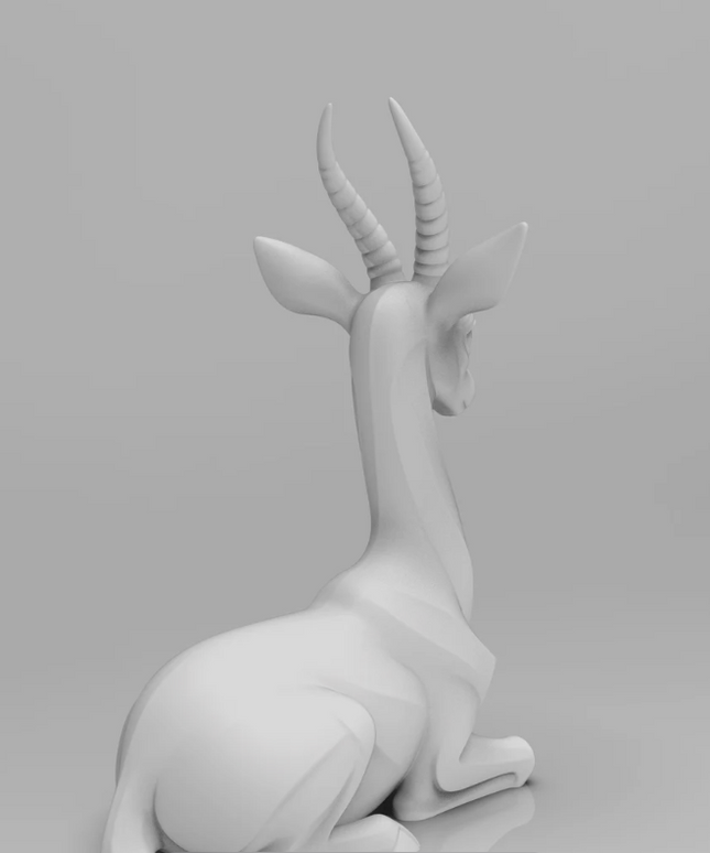 Gazella gazella minimalist sculpture