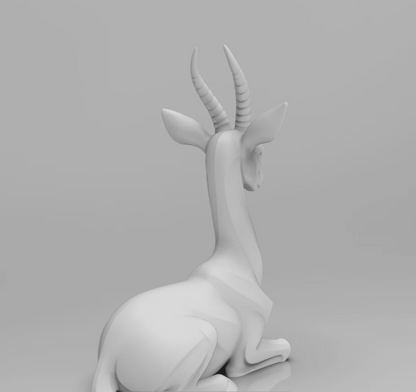 Gazella gazella minimalist sculpture