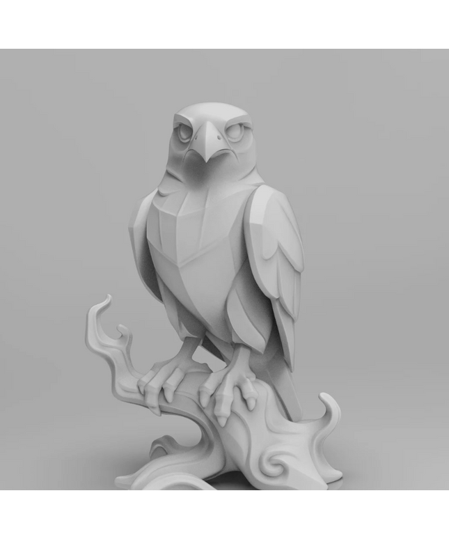 Mystical Falcon minimalist Sculpture