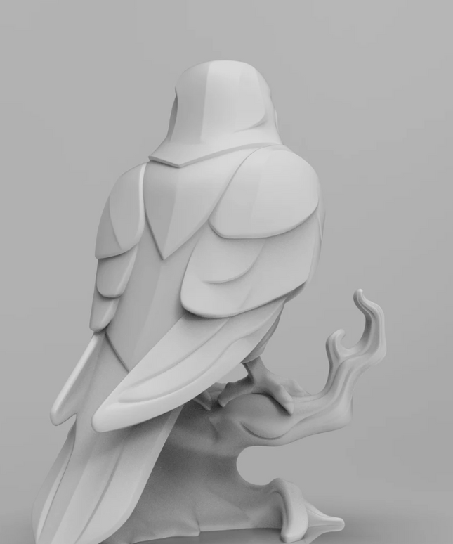 Mystical Falcon minimalist Sculpture