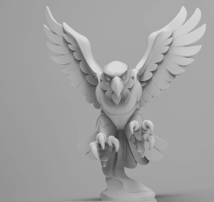 Elegant Eagle minimalist Sculpture