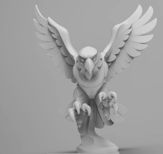 Elegant Eagle minimalist Sculpture
