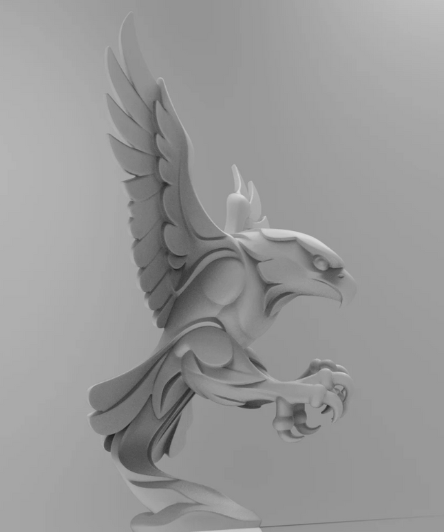 Elegant Eagle minimalist Sculpture
