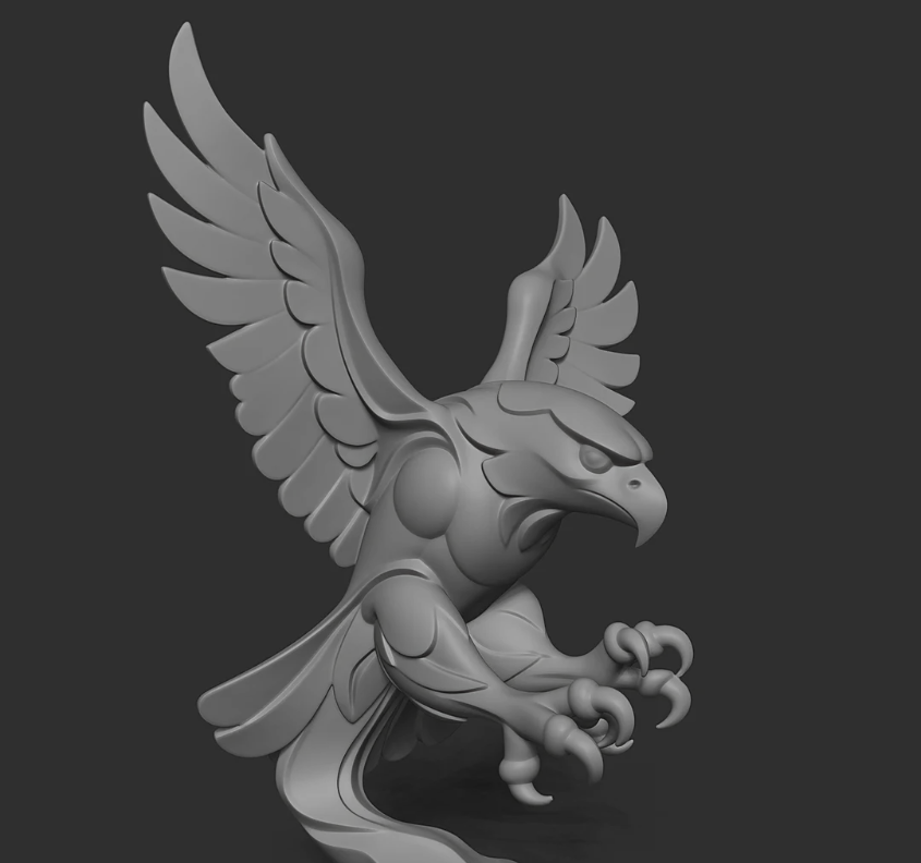 Elegant Eagle minimalist Sculpture