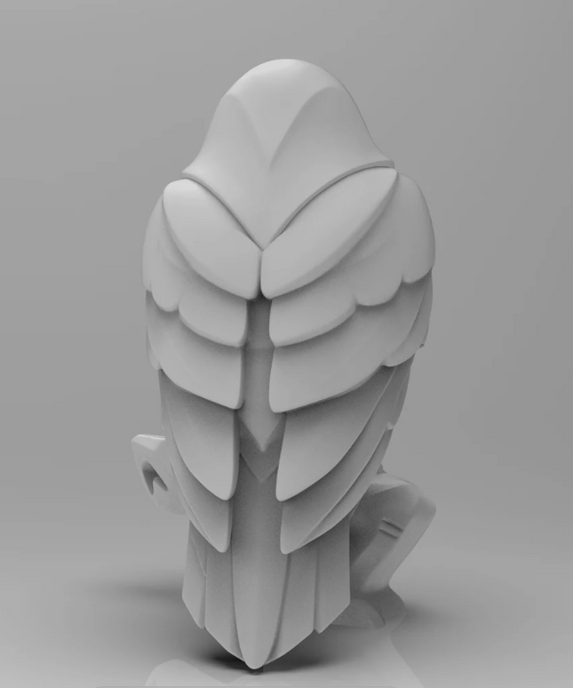Mystical Raven Minimalist Sculpture