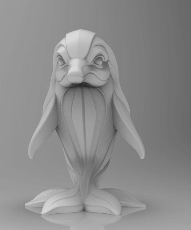 Mystical Dolphin Minimalist Sculpture